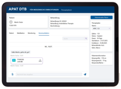 APAT DTB Ärzte App Chat-Kommunikation zwischen Arzt und Patient